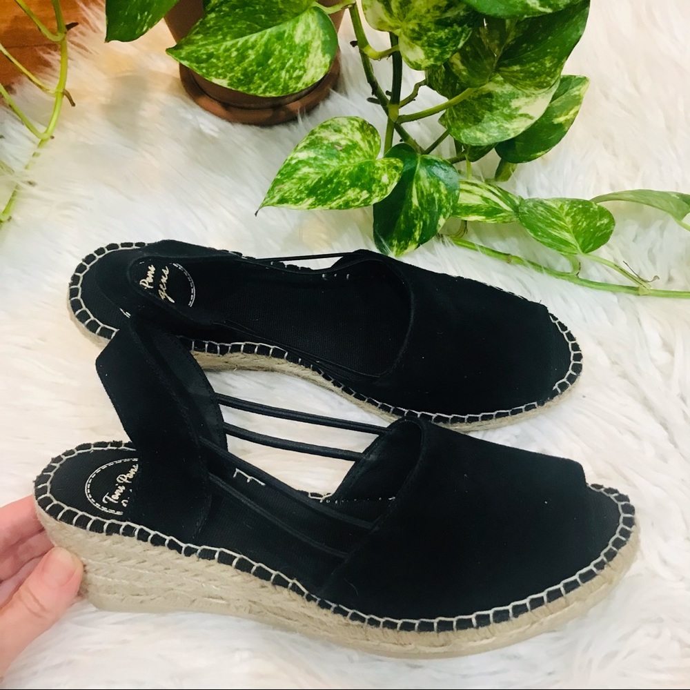 New🌿Tone Pons Balck Sandals